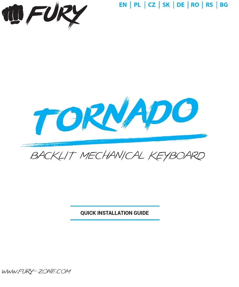 Fury Tornado Quick installation guide