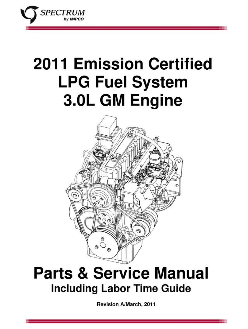 Spectrum 3.0L GM Parts & service manual