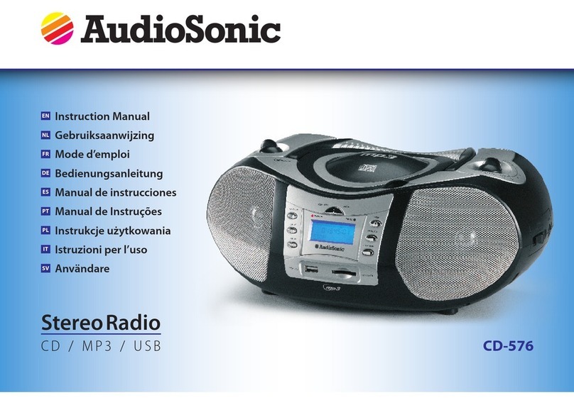 AudioSonic CD-576 instruction manual