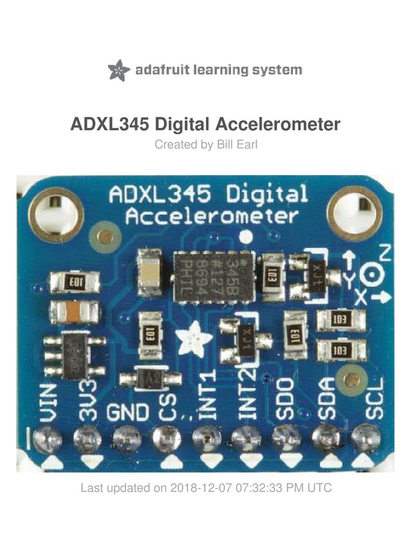 Adafruit Industries ADXL345 Guide