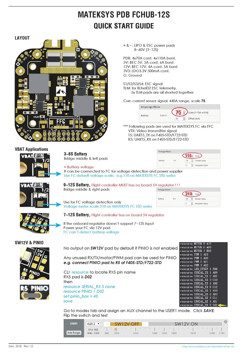 Mateksys FCHUB-12S quick start guide