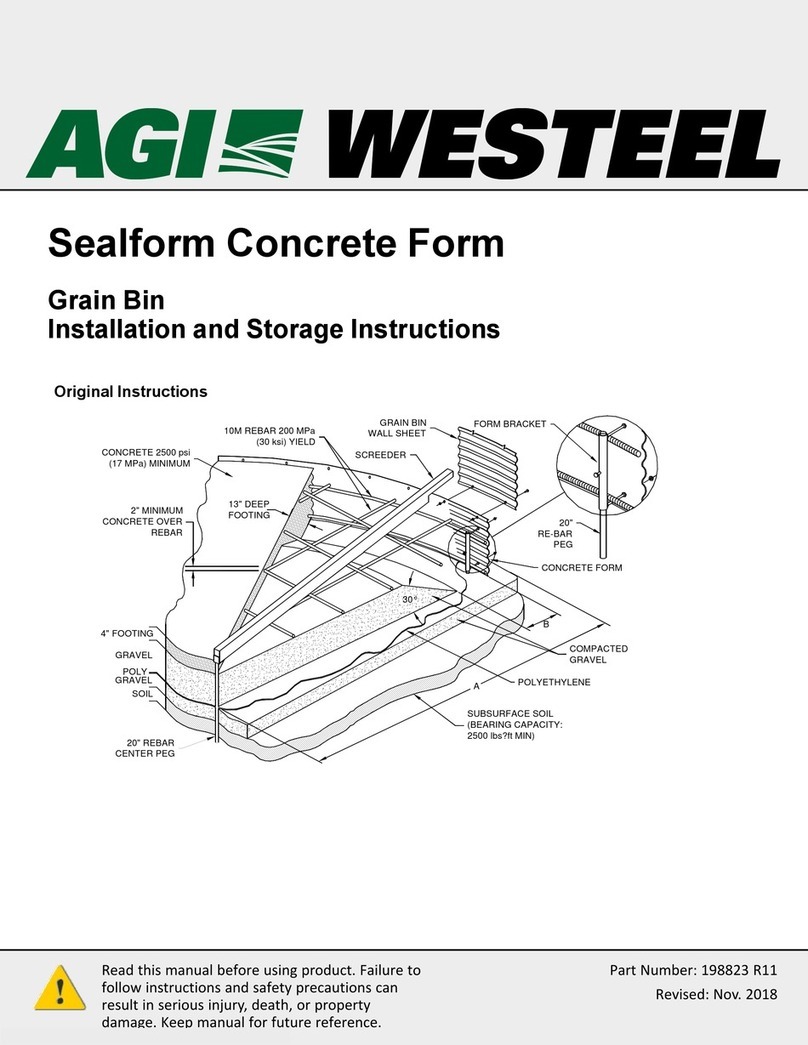 Westeel Sealform Concrete Form Installation and Storage Instructions Westeel Sealform Concrete Form Installation and Storage Instructions