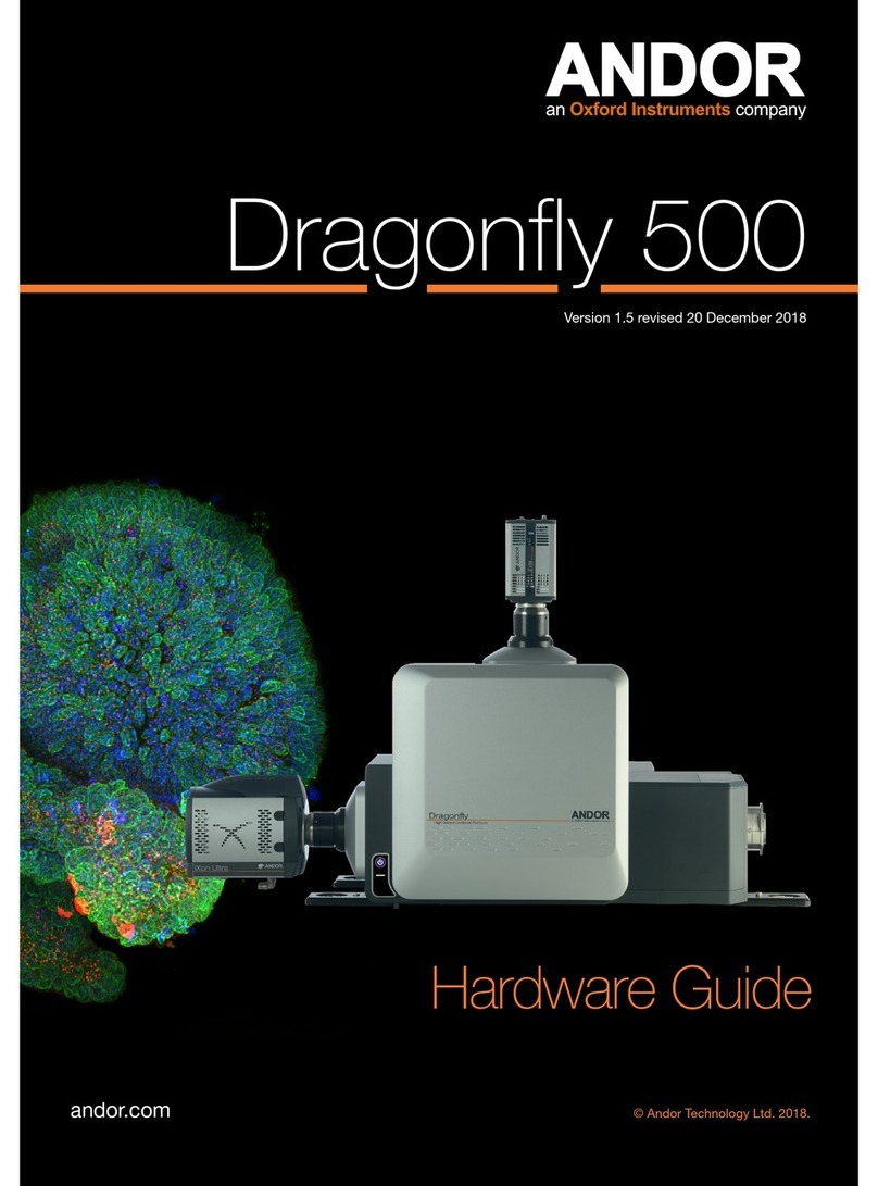Andor Technology Dragonfly 500 Hardware guide