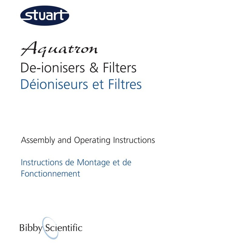Stuart Aquatron Assembly and operating instructions