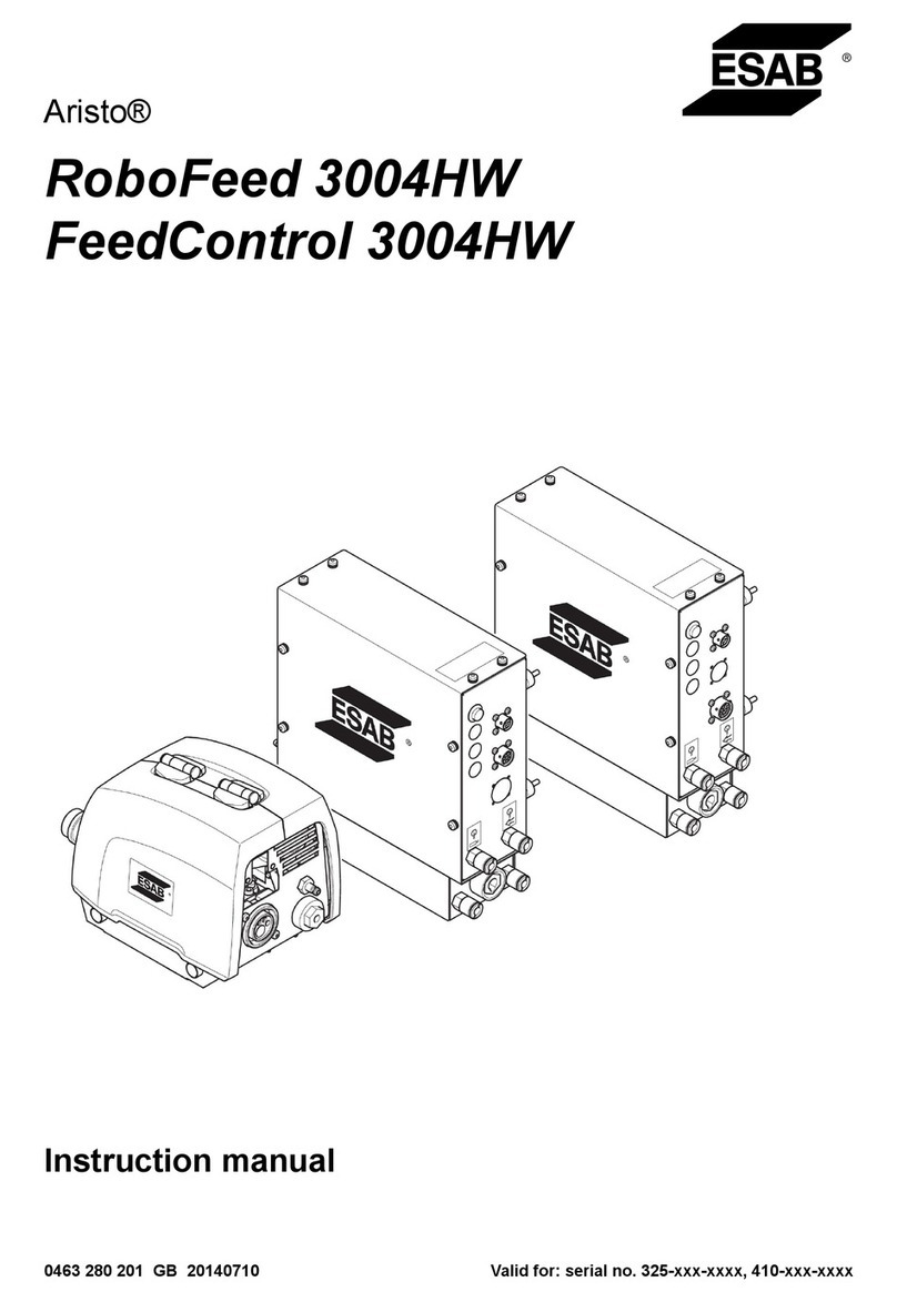 ESAB Aristo RoboFeed 3004HW User manual
