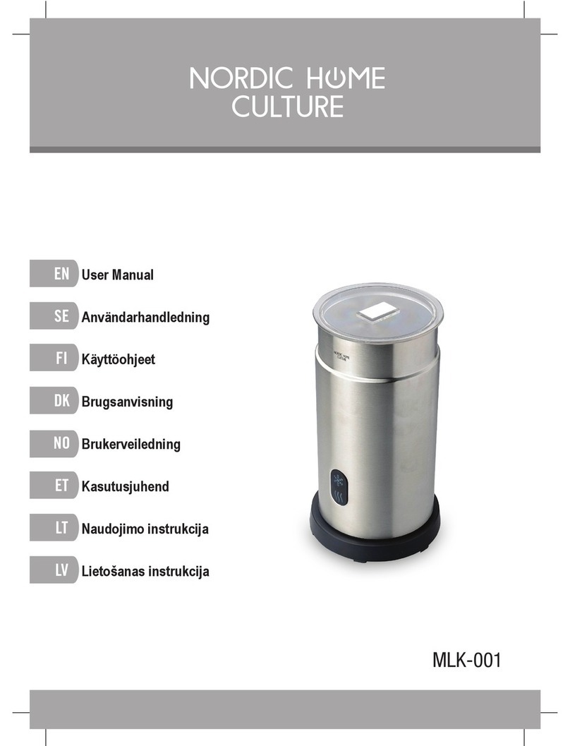 Nordic Home Culture MLK-001 user manual