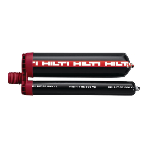 Hilti HIT-RE 500 User manual