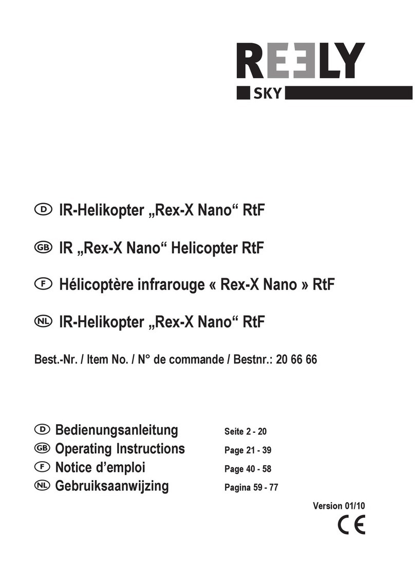 Reely Sky Rex-X Nano User manual