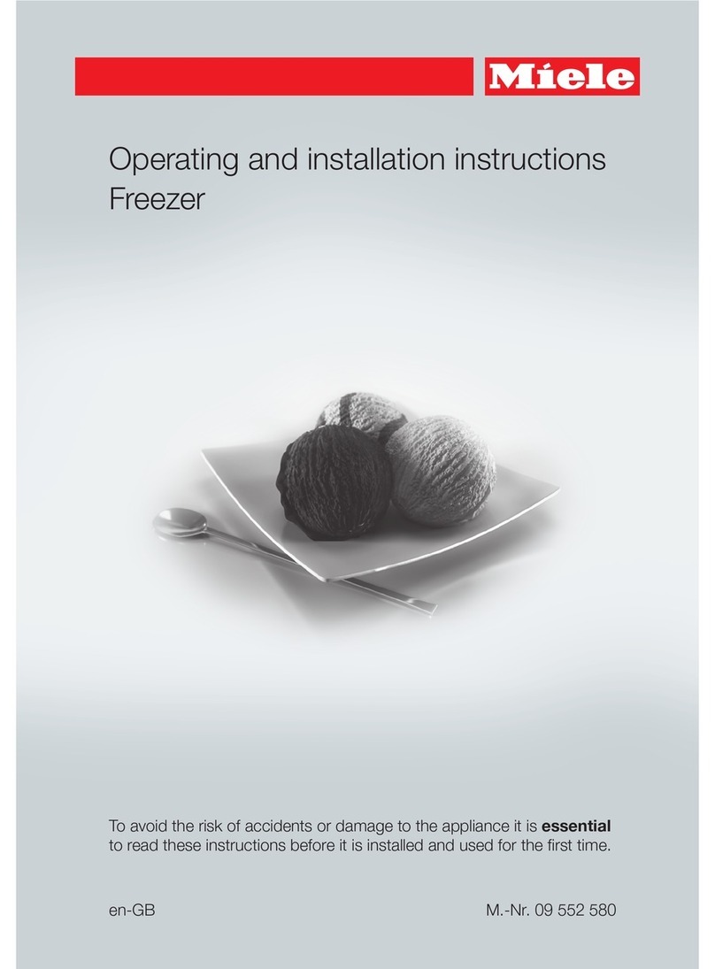 Miele F 12016 S-2 Operating and installation instructions