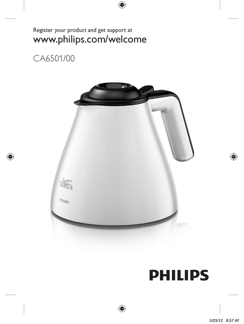 Philips CA6501/00 User manual