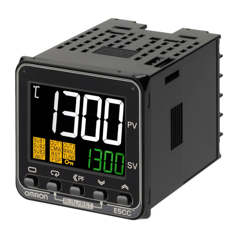 Omron E5CC User manual