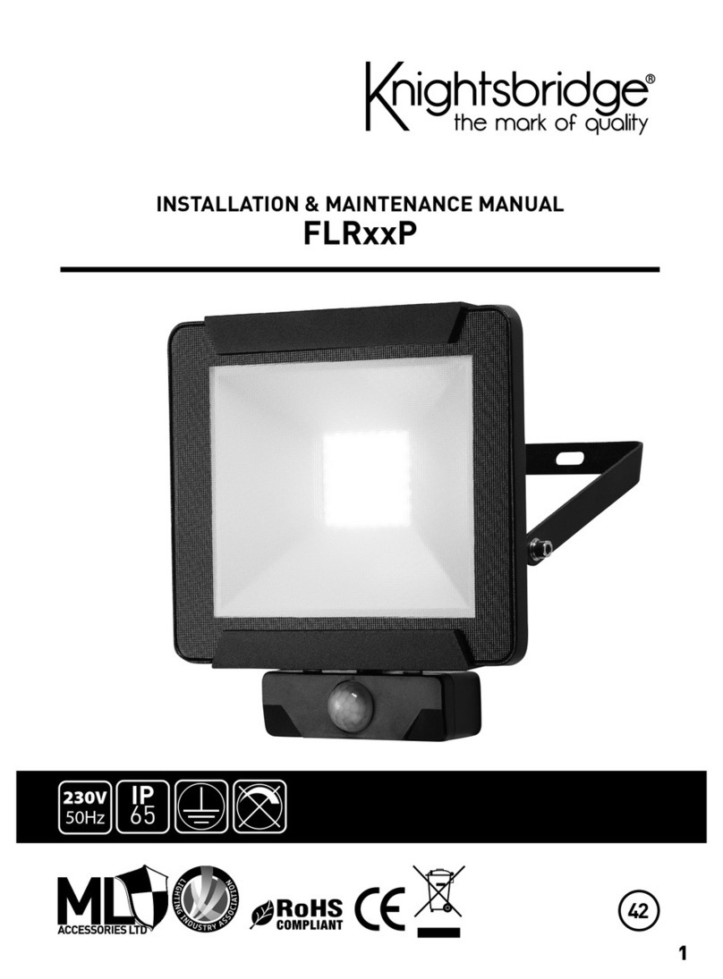 Knightsbridge FLRxxP series Installation & maintenance manual