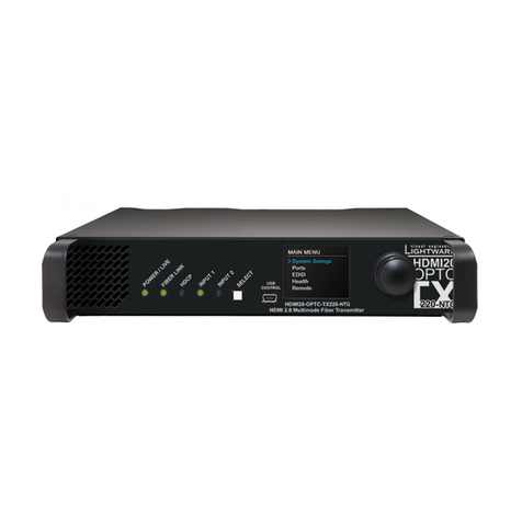 Lightware HDMI20-OPTC series user manual