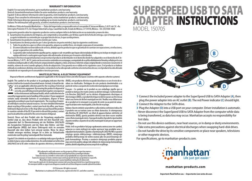 Manhattan 150705 User manual