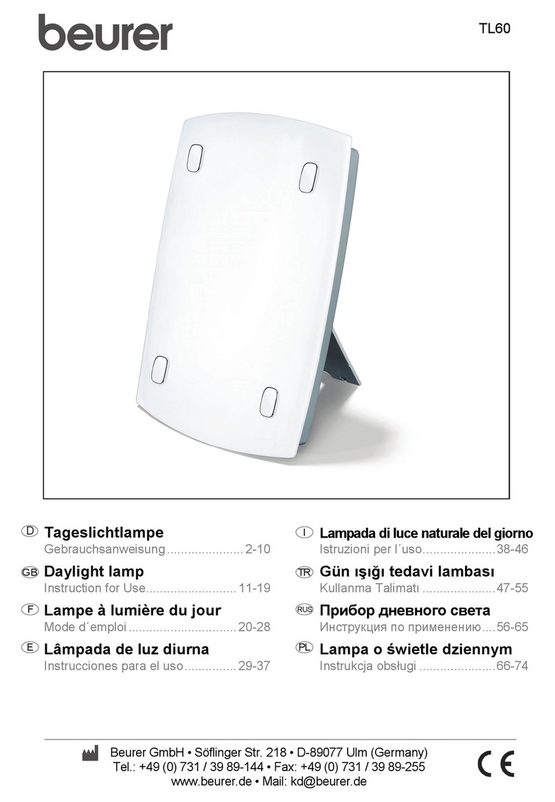 Beurer TL60 Instructions for use