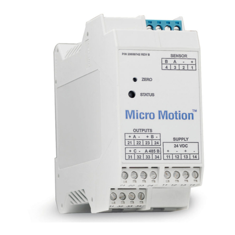 Emerson Micro Motion 2500 Configuration and Use Manual Emerson Micro Motion 2500 Configuration and Use Manual