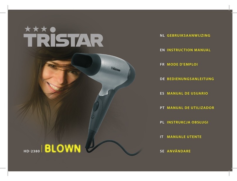 TriStar HD-2380 instruction manual TriStar HD-2380 instruction manual