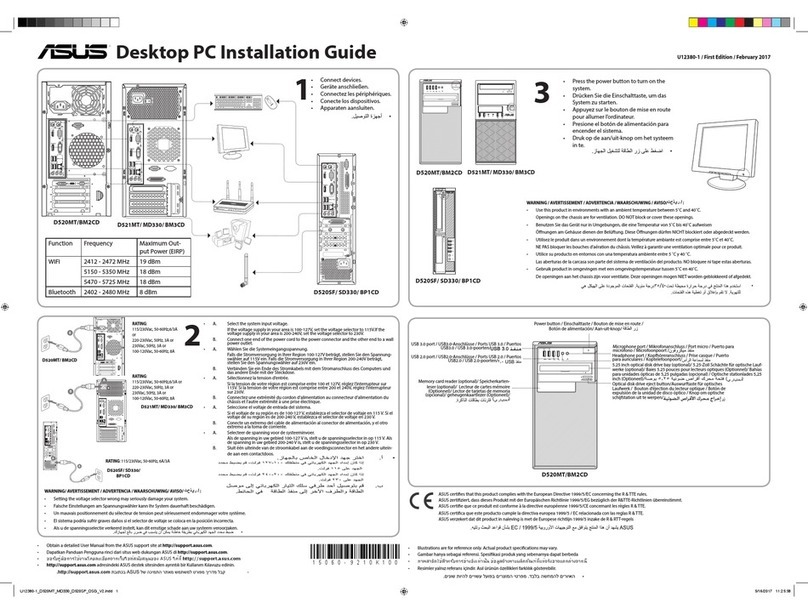 Asus D520MT (BM2CD) User manual