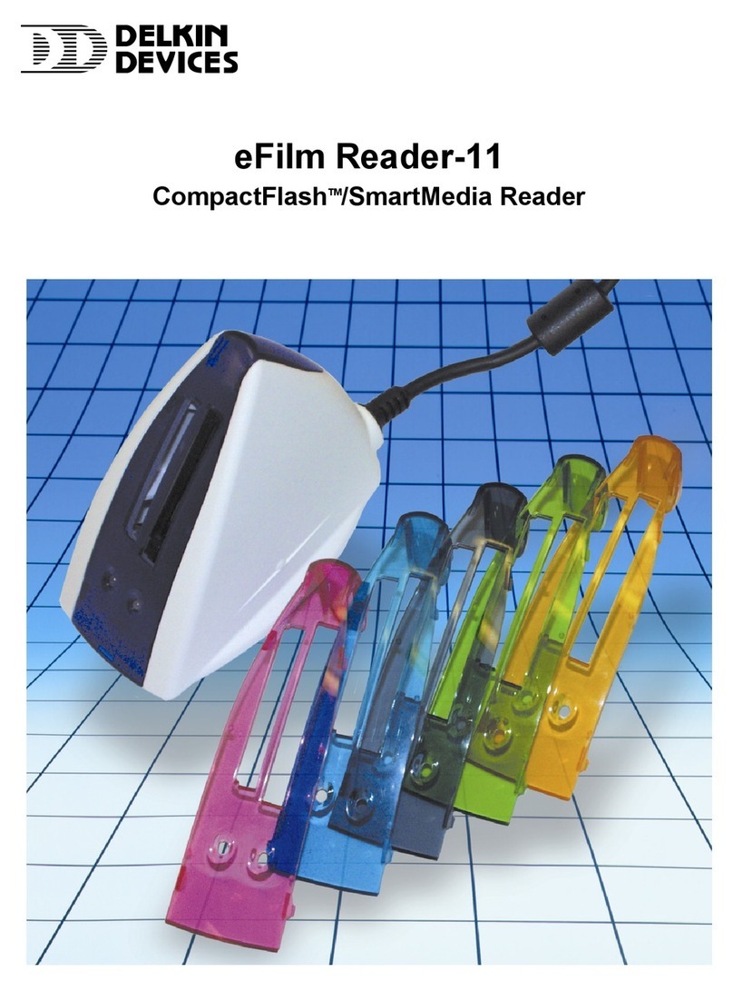 Delkin Devices eFilm Reader-11 CompactFlash instructions