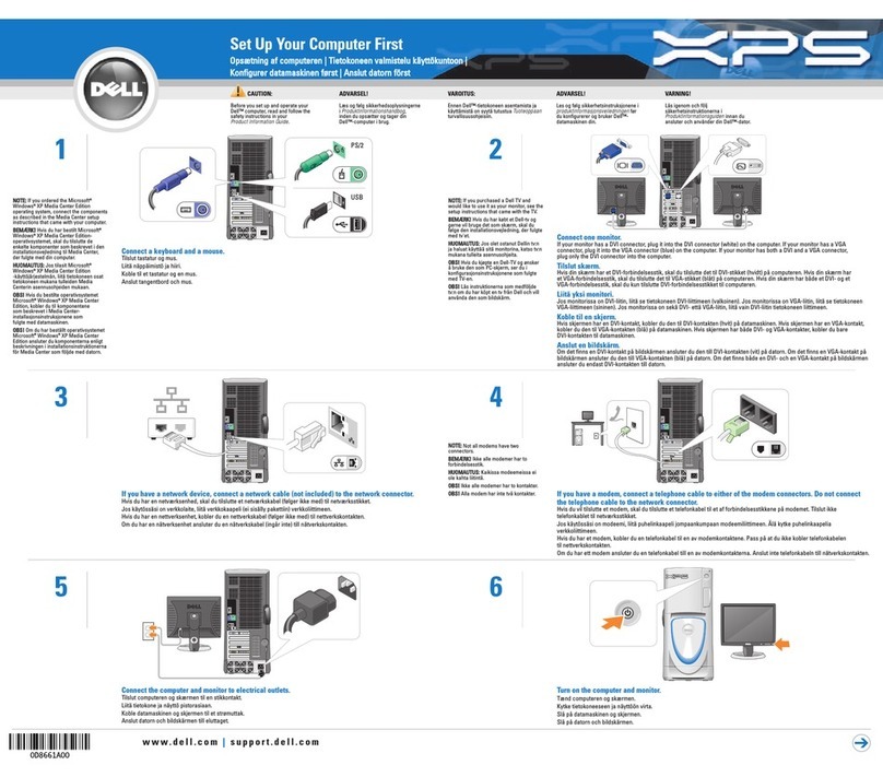 Dell studio XPS Manual Dell studio XPS Manual