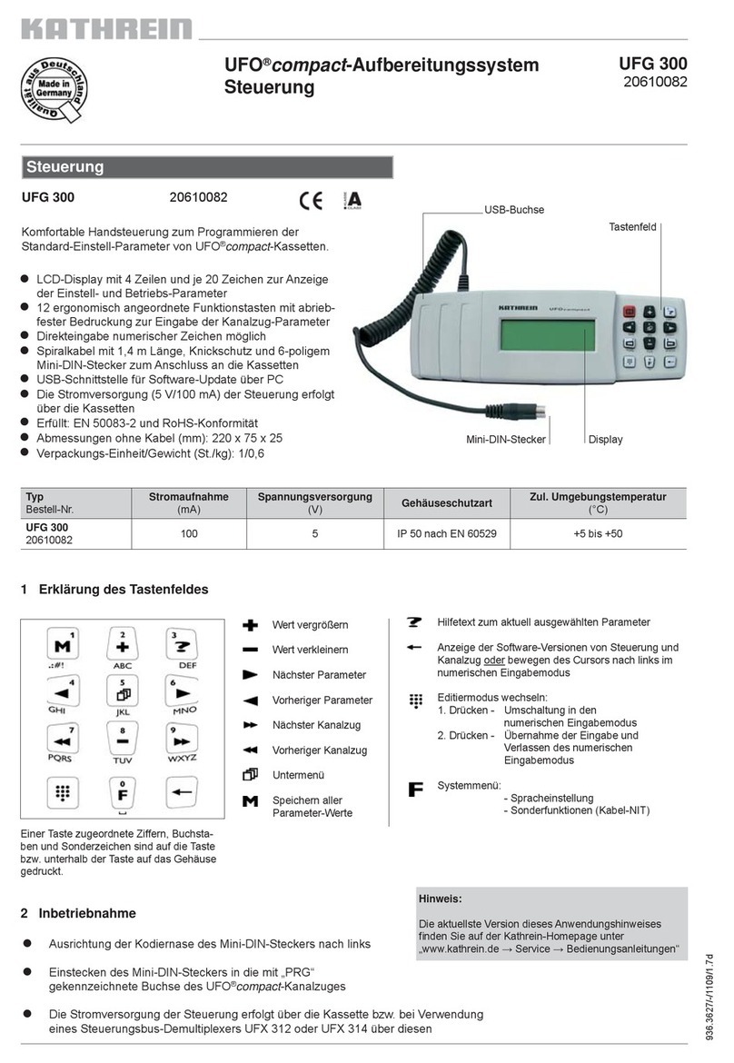 Kathrein UFG 300 instructions