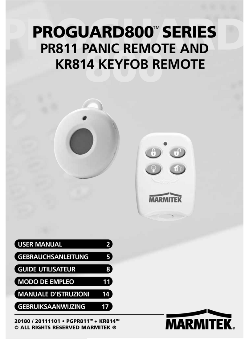 Marmitek PROGUARD 800 Series user manual
