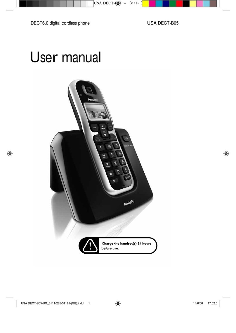 Philips DECT 522 User manual
