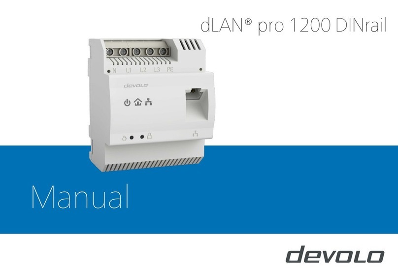 Devolo dLAN  pro 1200 DINrail manual