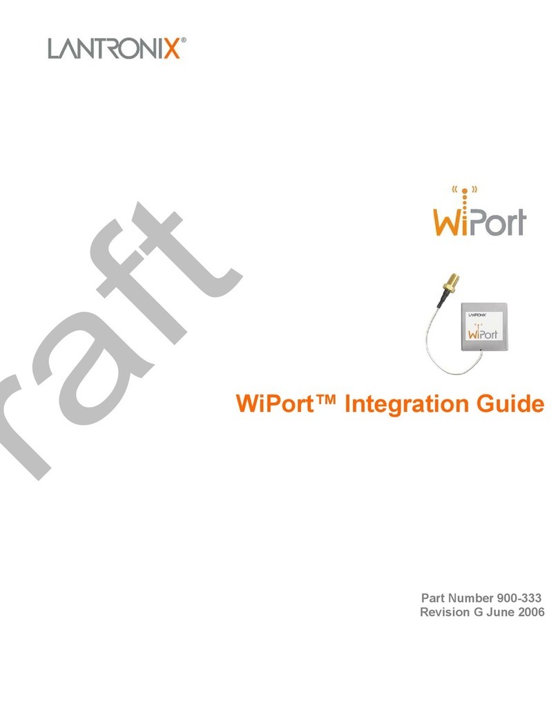 Lantronix WiPort Quick setup guide Lantronix WiPort Quick setup guide
