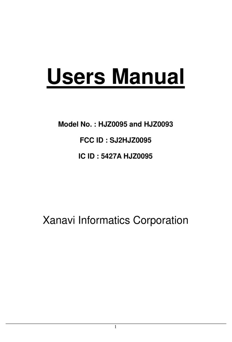 Xanavi Informatics Corporation HJZ0093 user manual