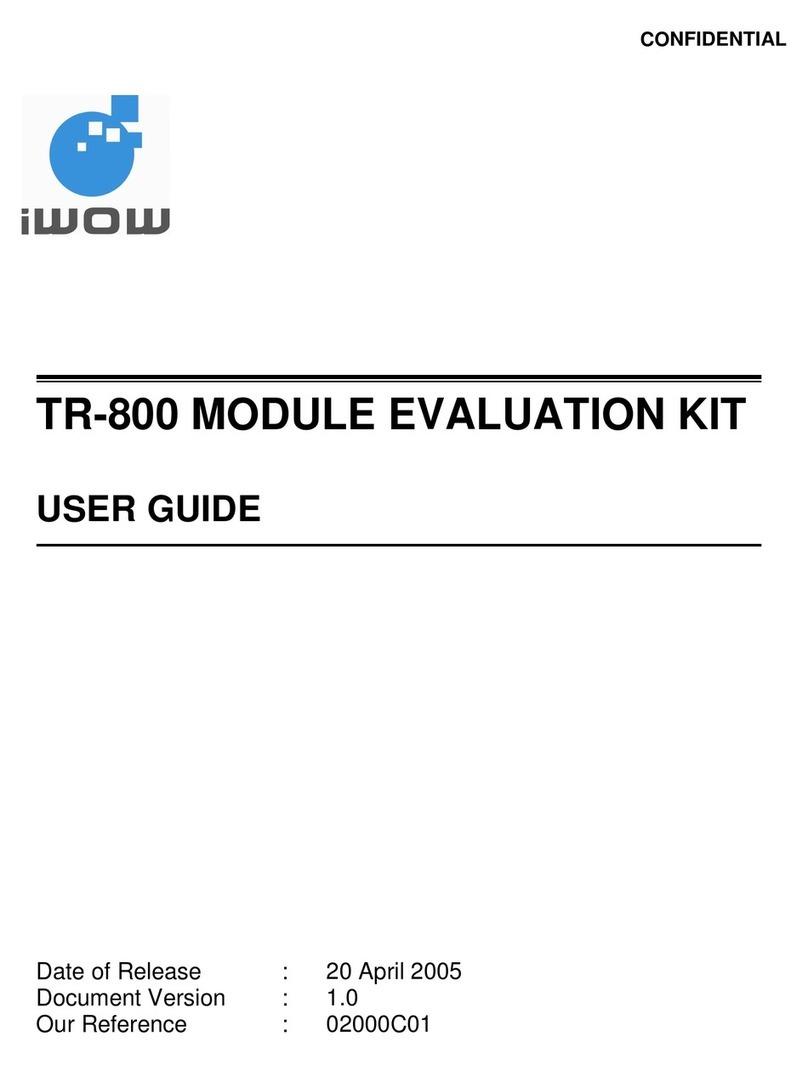 iWOW TR-800 User manual