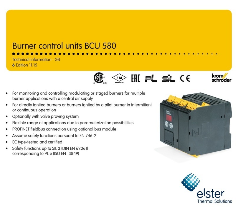 Elster BCU 580 Manual