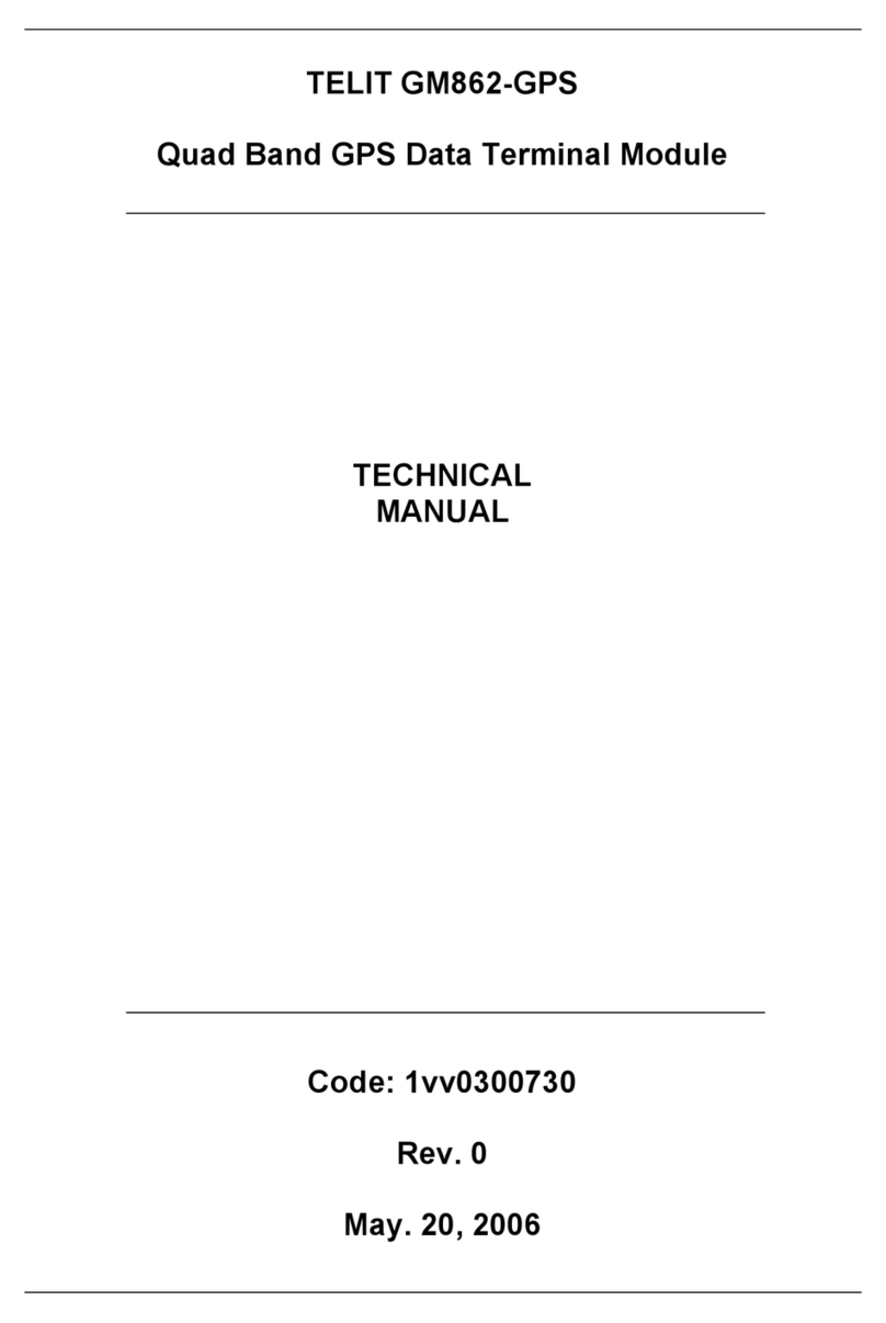 Telit Wireless Solutions GM862GPS Series User manual