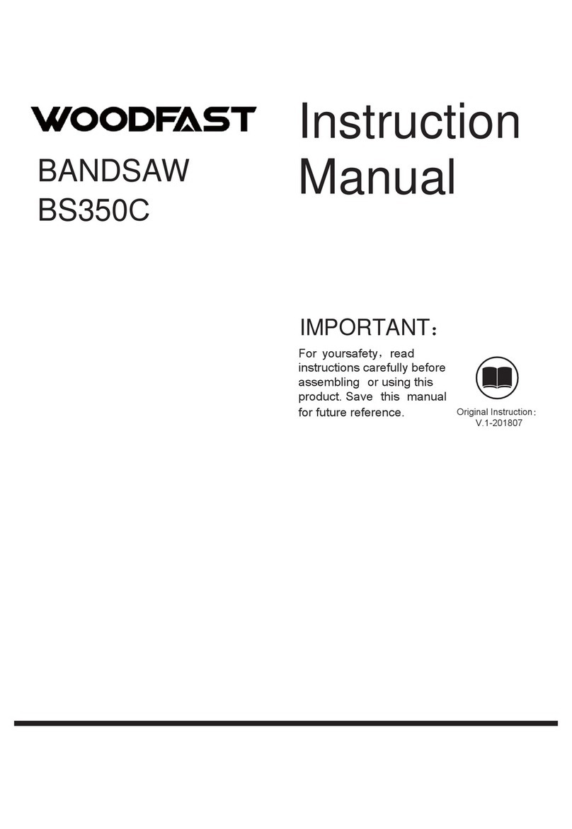 WoodFast BS350C User manual