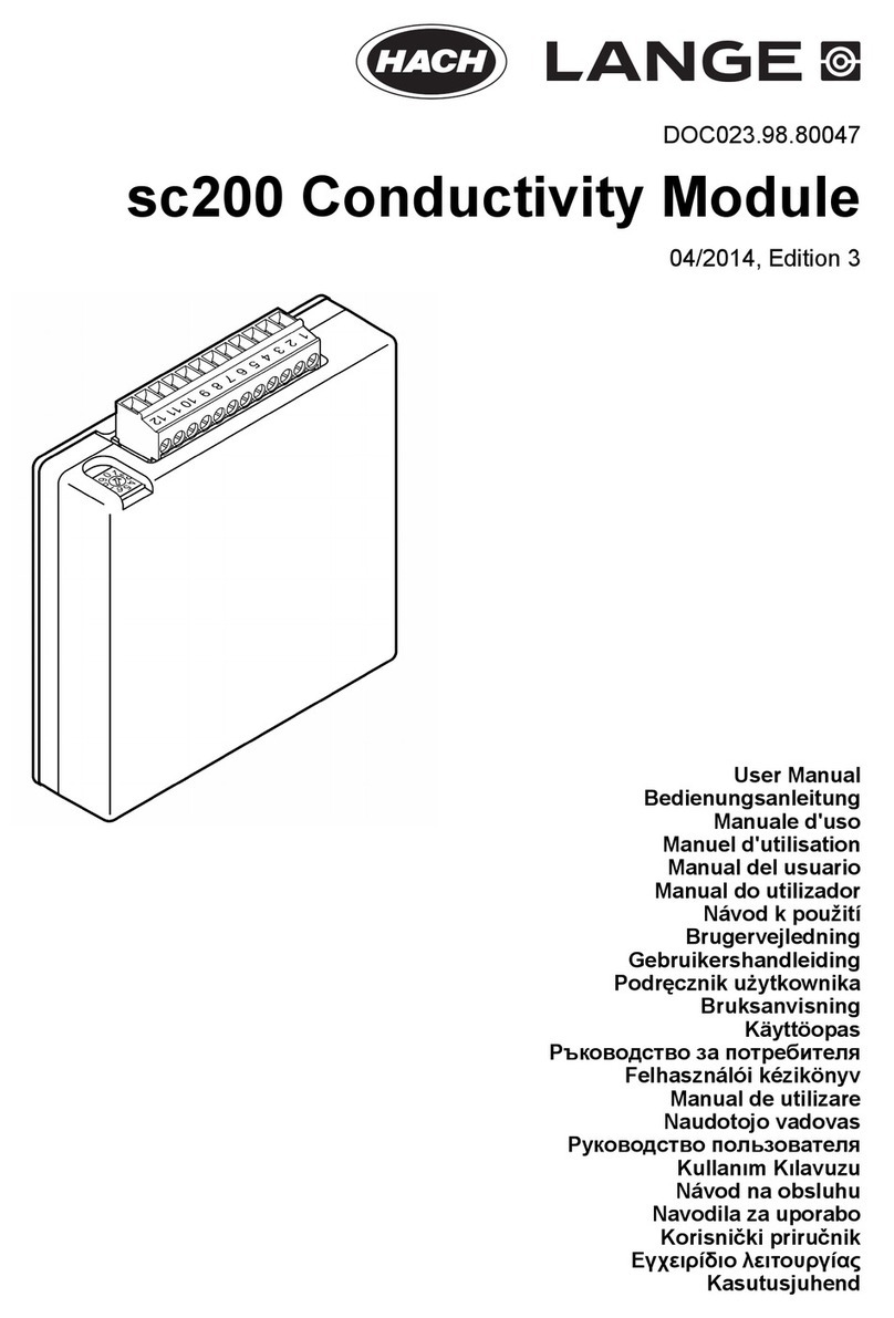 HACH LANGE sc200 User manual