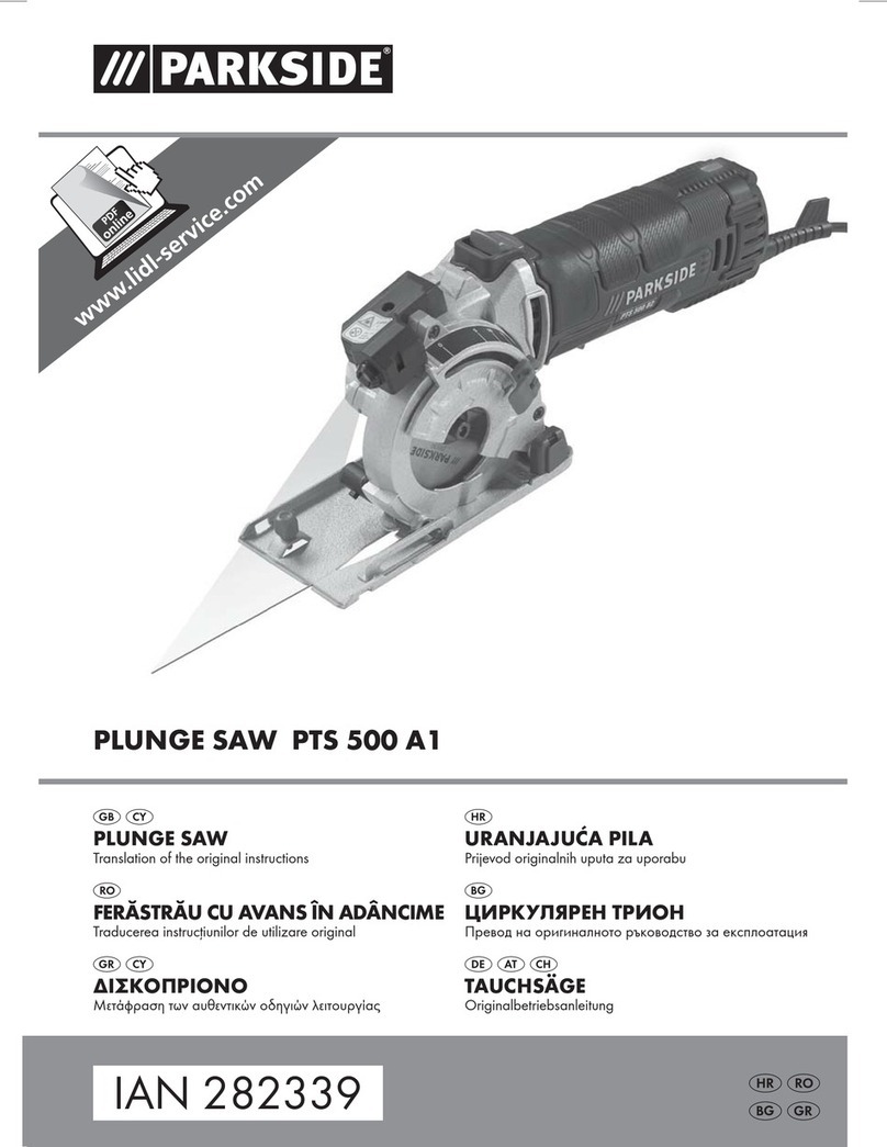 Parkside PTS 500 A1 User manual