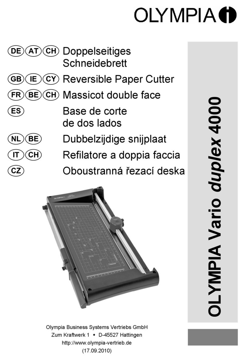 Olympia Vario duplex 4000 manual