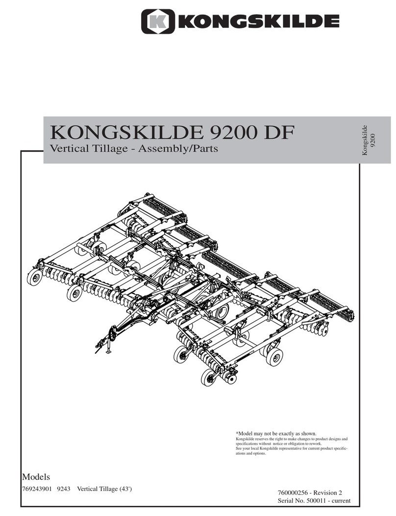 Kongskilde 9200 DF User manual