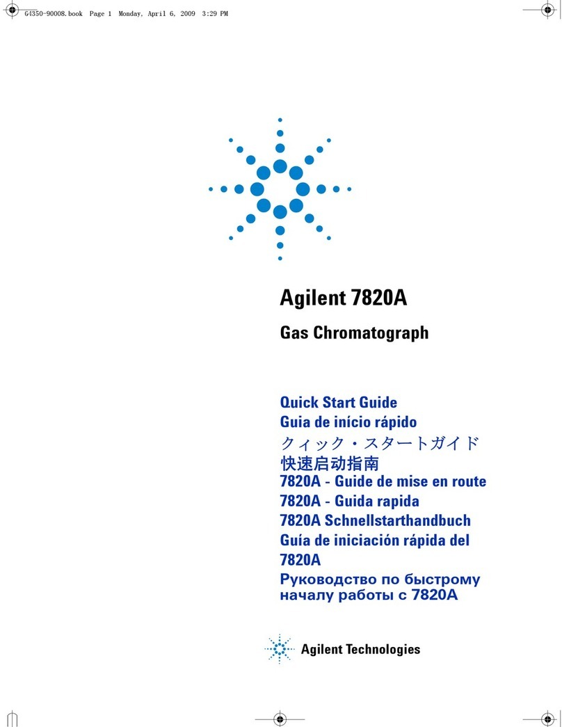 Agilent Technologies 7820A User manual