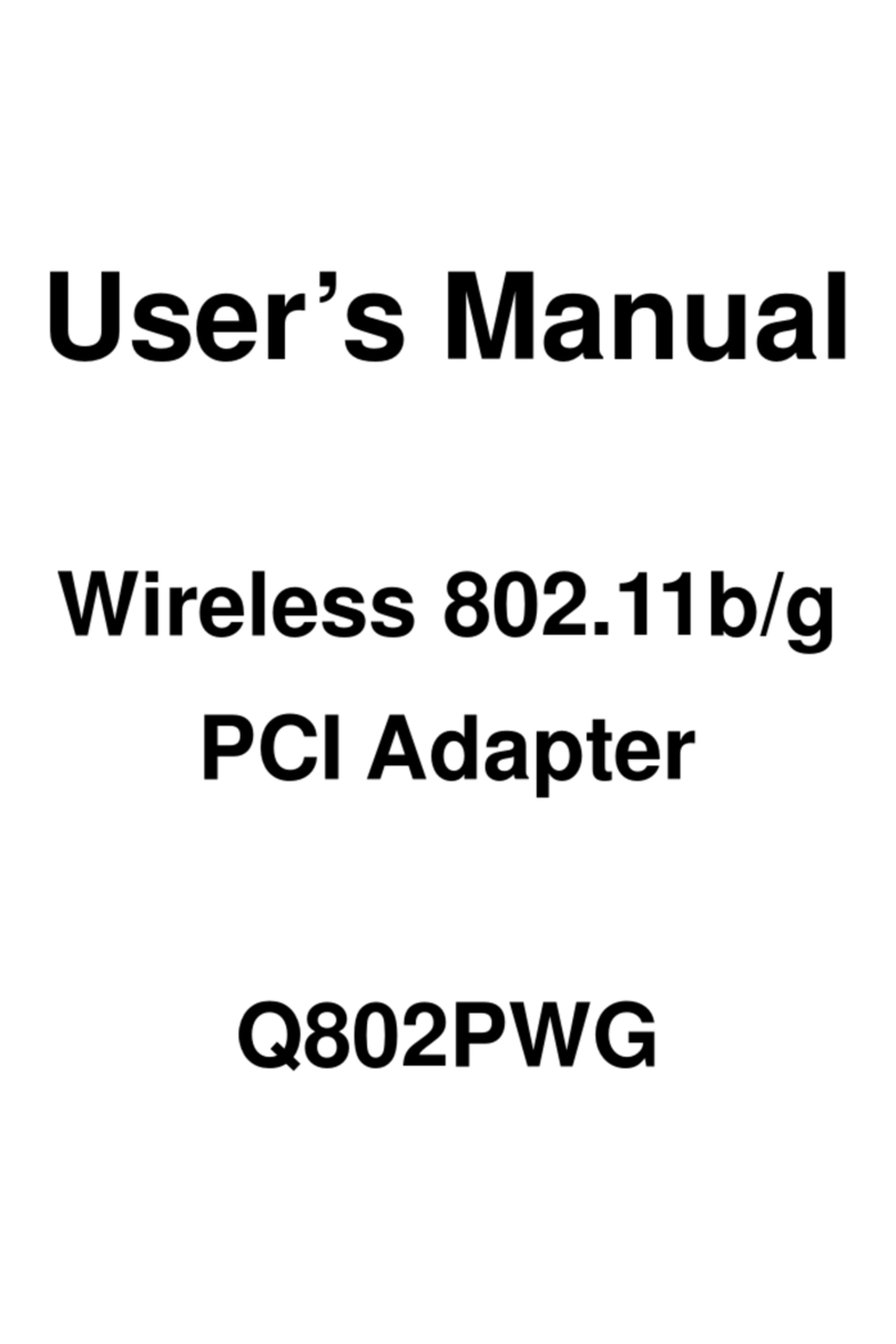 Qcom Q802PWG user manual