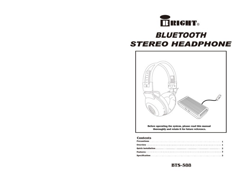 BRIGHT BTS-588 User manual