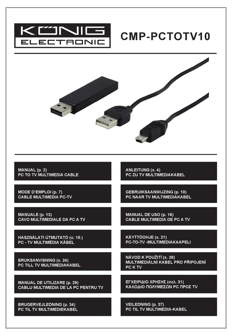 Konig CMP-PCTOTV10 User manual