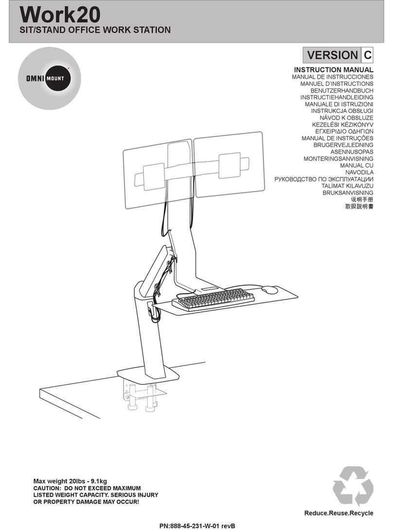 Omnimount Work20 User manual