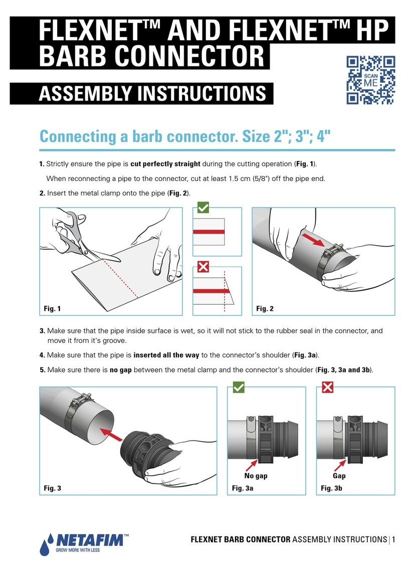 Netafim FLEXNET Assembly instructions