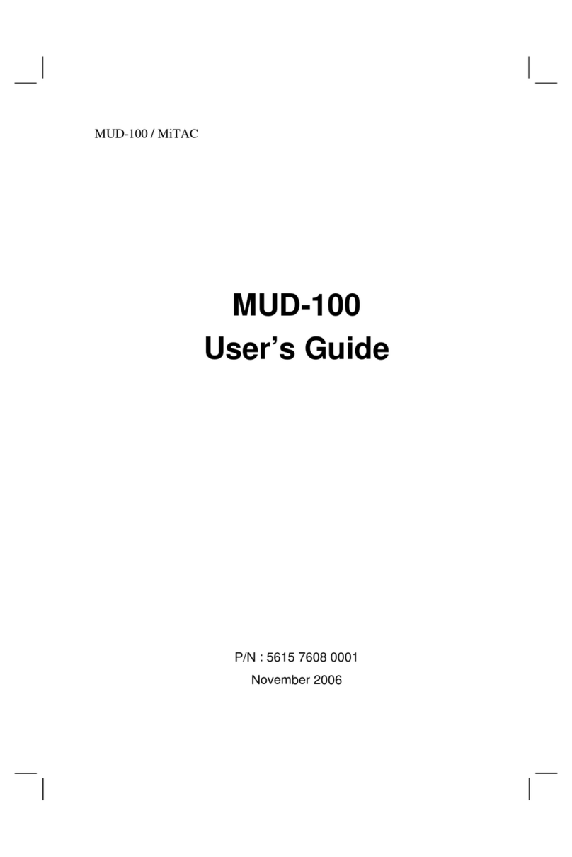 MiTAC MUD-100 user guide