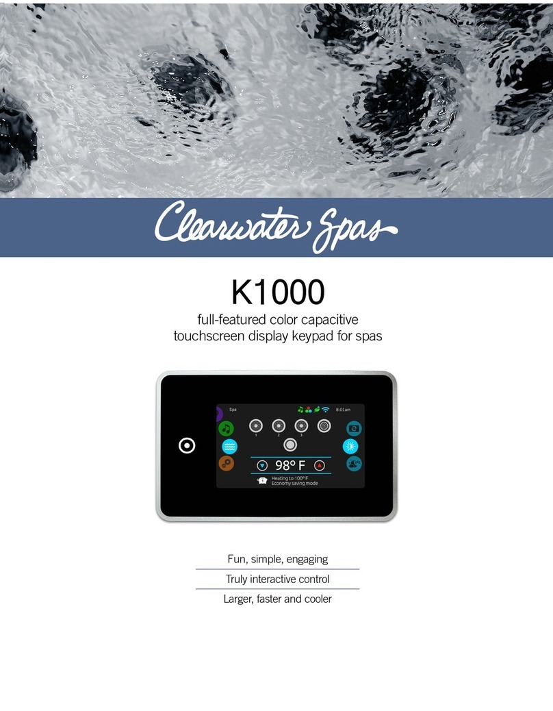 Clearwater Spas K1000 manual