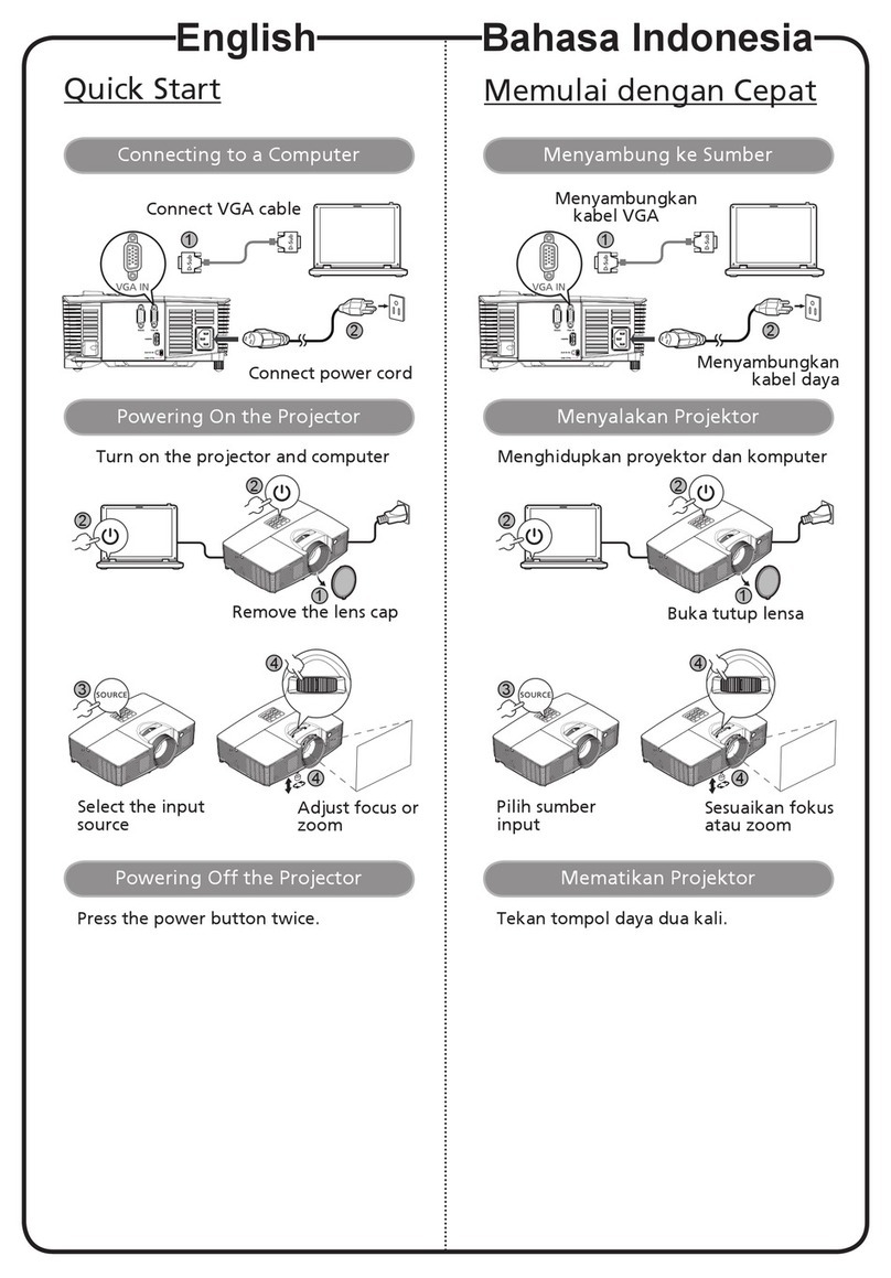Acer X127H quick start