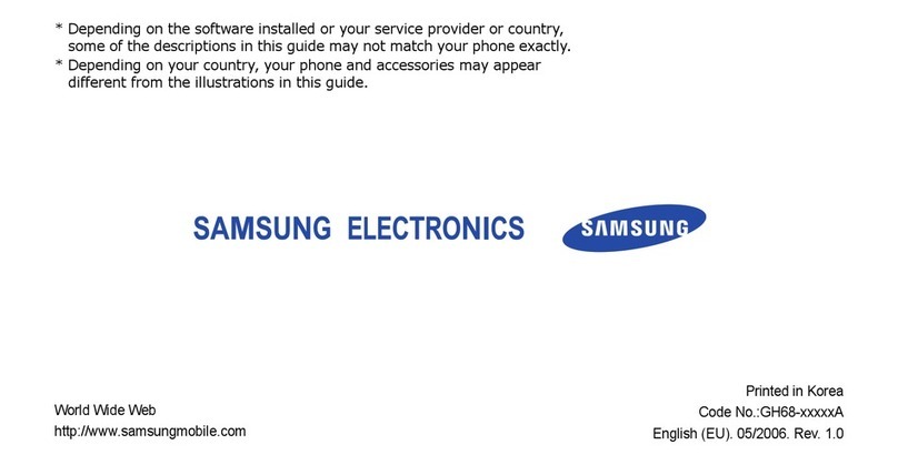 Samsung SGH-P200 User manual