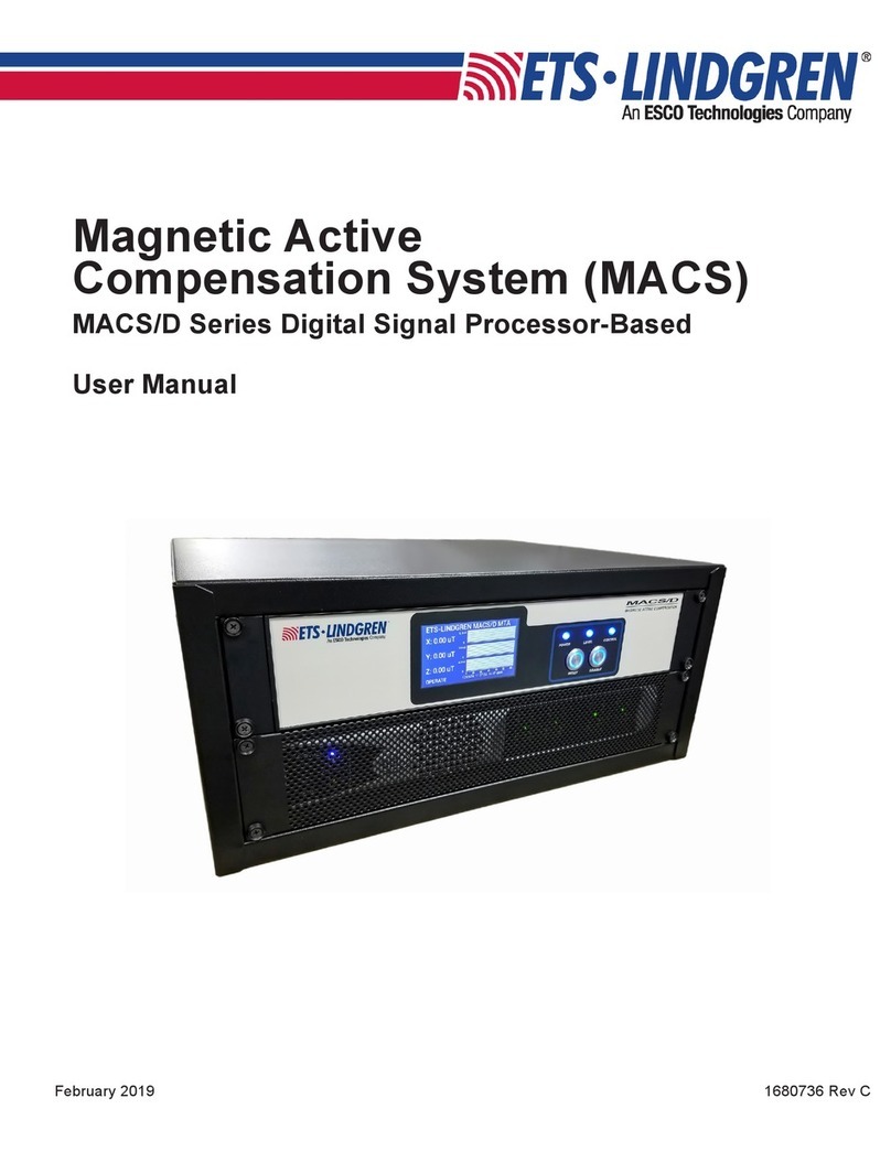 ETS-Lindgren MACS/D Series user manual ETS-Lindgren MACS/D Series user manual