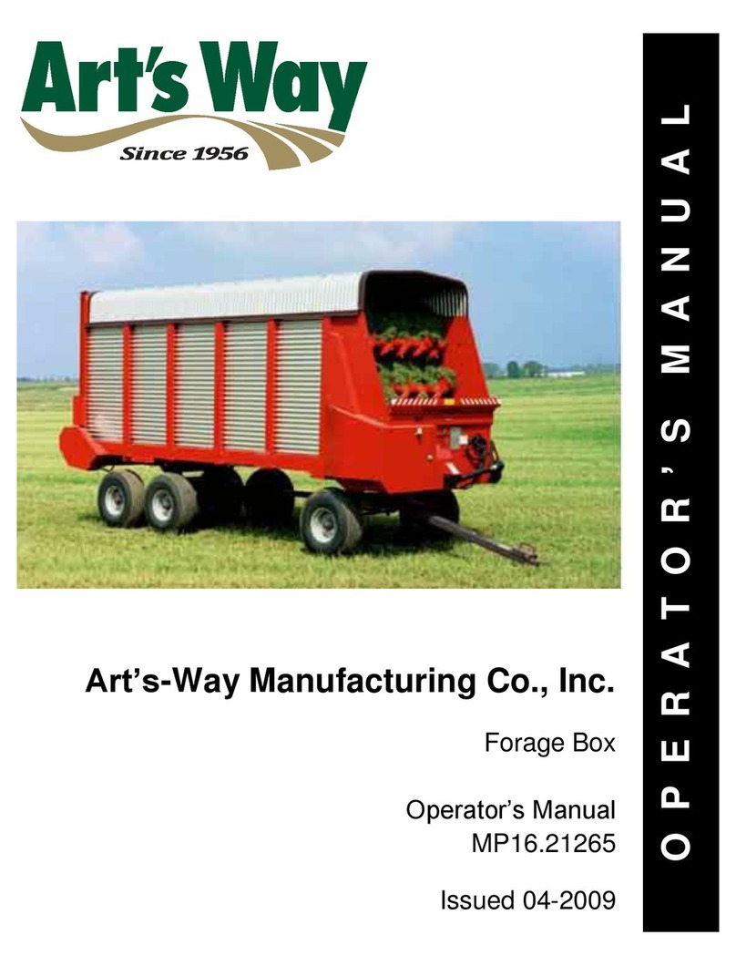 Art's-Way Manufacturing Forage Box Operator's manual